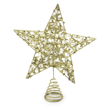 FH hely Csillag alakú karácsonyfa csúcsdísz / 25 cm - arany karácsonyfadísz