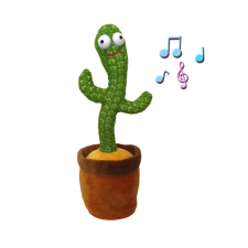 FH hely Éneklő és táncoló kaktusz - elismétli amit mondasz neki / plüss anyagból elektronikus játék