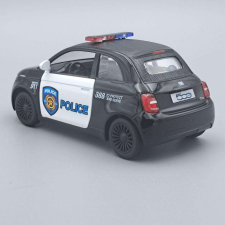  Fiat 500e Police kinsmart modellautó makett