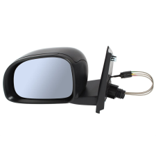  Fiat Panda 09-12 manuális külső tükör FEKETE bal visszapillantó tükör