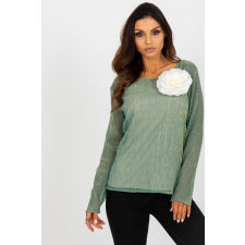 FiatalDivat 2 darabos elegáns blúz és top szett, modell 63554, kivi színben blúz