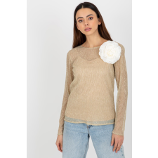 FiatalDivat 2 darabos elegáns blúz szett toppal, 63554-es modell, bézs blúz