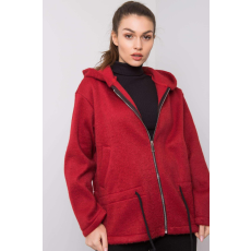 FiatalDivat Audrey kapucnis bordó kapucnival