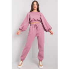 FiatalDivat Constanca lila crop-top tréningruha szett