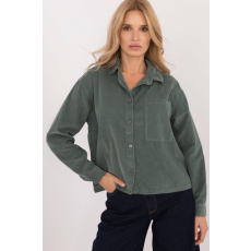 FiatalDivat Corduroy oversize ing modell 11184, khaki színű