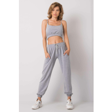 FiatalDivat Crop-top tréningruha szett Mado szürke női edzőruha