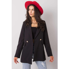 FiatalDivat Elegáns Luiza kabát fekete női dzseki, kabát