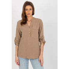 FiatalDivat Gombos ingblúz 5111-es modell bézs