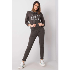 FiatalDivat Kadeesha tréningruha Fact color khaki felirattal