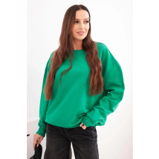 FiatalDivat Kapucni nélküli pamut pulóver HIT03 zöld női pulóver, kardigán