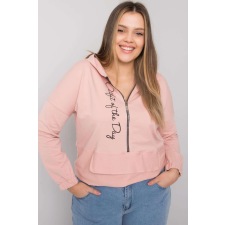 FiatalDivat Kaylee oversize pulóver púderrózsaszín cipzárral női pulóver, kardigán