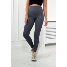 FiatalDivat Leggings bordázott anyagból modell 69186 grafit