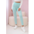 FiatalDivat Leggings bordázott anyagból modell 69186 mentol