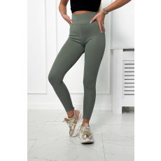 FiatalDivat Leggings bordázott anyagból modell 69186 sötét mentol