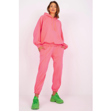 FiatalDivat Liana neon rózsaszín kapucnis tréningruha