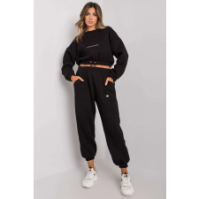 FiatalDivat Maleah vaskos crop top tréningruha fekete női edzőruha