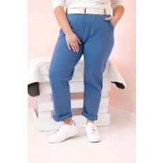 FiatalDivat Oversize nadrág övvel, 52293-4 modell, farmer szín