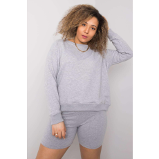 FiatalDivat Oversize póló Donna kapucni nélkül szürke