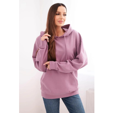 FiatalDivat Pamut kapucnis pulóver kenguruzsebbel HIT01 ódivatú rózsaszín női pulóver, kardigán