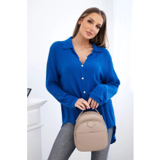 FiatalDivat Pamut muszlin ing/blúz modell 65622 királykék