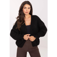 FiatalDivat Rövid kardigános pulóver modell 90482 fekete női pulóver, kardigán