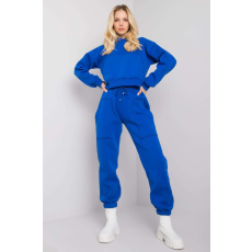 FiatalDivat Solange Royal Blue Kengaroo Pocket Hoodie tréningruha