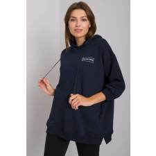 FiatalDivat Sötétkék Leora kapucnis kapucnis zsebekkel női pulóver, kardigán