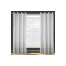 Fibi mintás dekor függöny Fehér 140x250 cm lakástextília