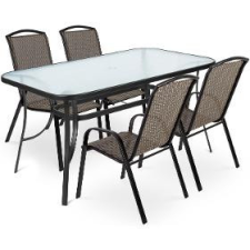  Fieldmann ELLA DARK - fémvázas kerti set kerti bútor