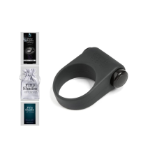 Fifty Shades of Grey A szürke ötven árnyalata - szilikon vibrációs péniszgyűrű (fekete) péniszgyűrű