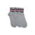 Fila Fila unisex pamut zokni - rövid állású zokni - bordázott szár - 3 pár - szürke - 39-42