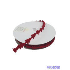  Filc szalag kicsi fenyőfa - Bordó dekorációs kellék