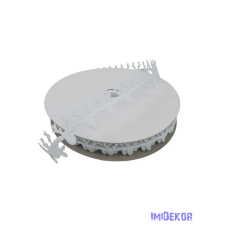  Filc szalag kicsi szarvas - Fehér dekorációs kellék