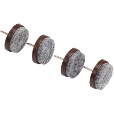 Filckorong szeggel átmérő 24 mm 24 darab fekete bútor