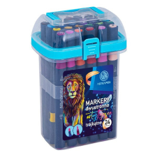  Filctoll ASTRA PEN háromszögletű kétvégű 24 színű filctoll, marker