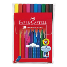Filctoll FABER-CASTELL Grip 10db-os készlet filctoll, marker