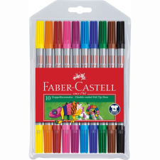 Filctoll FABER-CASTELL Grip kétvégű 10db-os készlet filctoll, marker