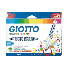  Filctoll GIOTTO Turbo Giant vastag 7,5mm akasztható 12db-os készlet filctoll, marker