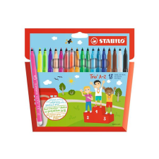  Filctoll STABILO Trio A-Z 18db-os készlet toll