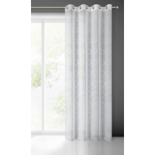  Filla mintás dekor függöny Fehér/ezüst 140x250 cm lakástextília
