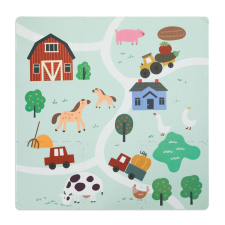 Fillikid szivacspuzzle szőnyeg Farm 93x93cm 6db 3307-01 játszószőnyeg