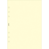 FILOFAX Kalendárium betét, jegyzetlap, personal méret, sima, FILOFAX, krémszín