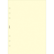 FILOFAX Kalendárium betét, jegyzetlap, personal méret, sima, FILOFAX, krémszín gyűrűs kalendárium betétlap