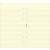 FILOFAX Kalendárium betét, jegyzetlap, personal méret, vonalas, FILOFAX, krémszín