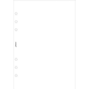 FILOFAX Kalendárium betét, jegyzetlap, pocket méret, sima, FILOFAX, fehér