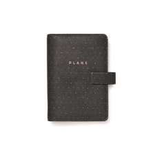 FILOFAX Kalendárium, gyûrûs, betétlapokkal, personal méret, FILOFAX "Moonlight", fekete - NFX022654... gyűrűskönyv