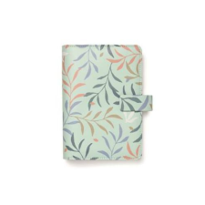 FILOFAX Kalendárium, gyűrűs, betétlapokkal, personal méret, FILOFAX "Botanical", menta gyűrűskönyv