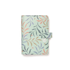 FILOFAX Kalendárium, gyűrűs, betétlapokkal, personal méret, FILOFAX "Botanical", menta gyűrűskönyv