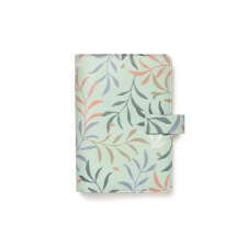 FILOFAX Kalendárium, gyűrűs, betétlapokkal, personal méret, FILOFAX "Botanical", menta naptár, kalendárium