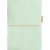 FILOFAX Kalendárium, gyűrűs, betétlapokkal, personal méret, FILOFAX, "Domino" Soft", pasztellzöld